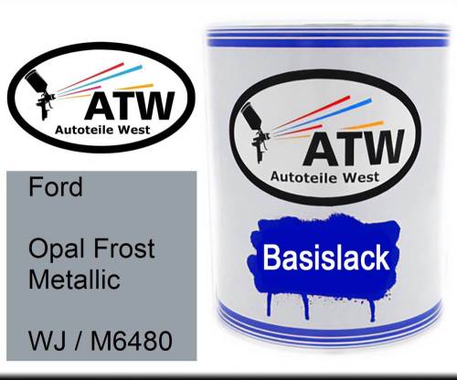 Ford, Opal Frost Metallic, WJ / M6480: 1L Lackdose, von ATW Autoteile West.